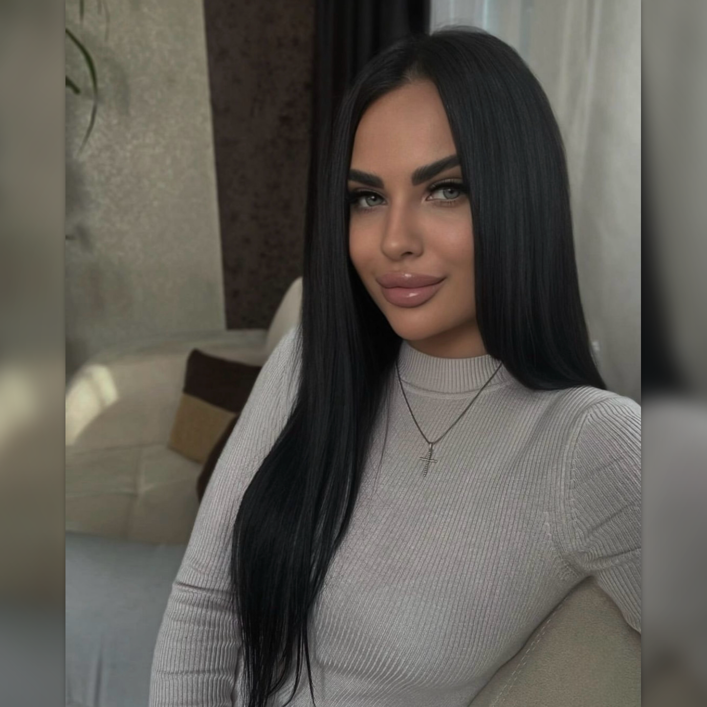 Девушка ИНГА стройная сделает качественно окончание на лицо и позовет в гости